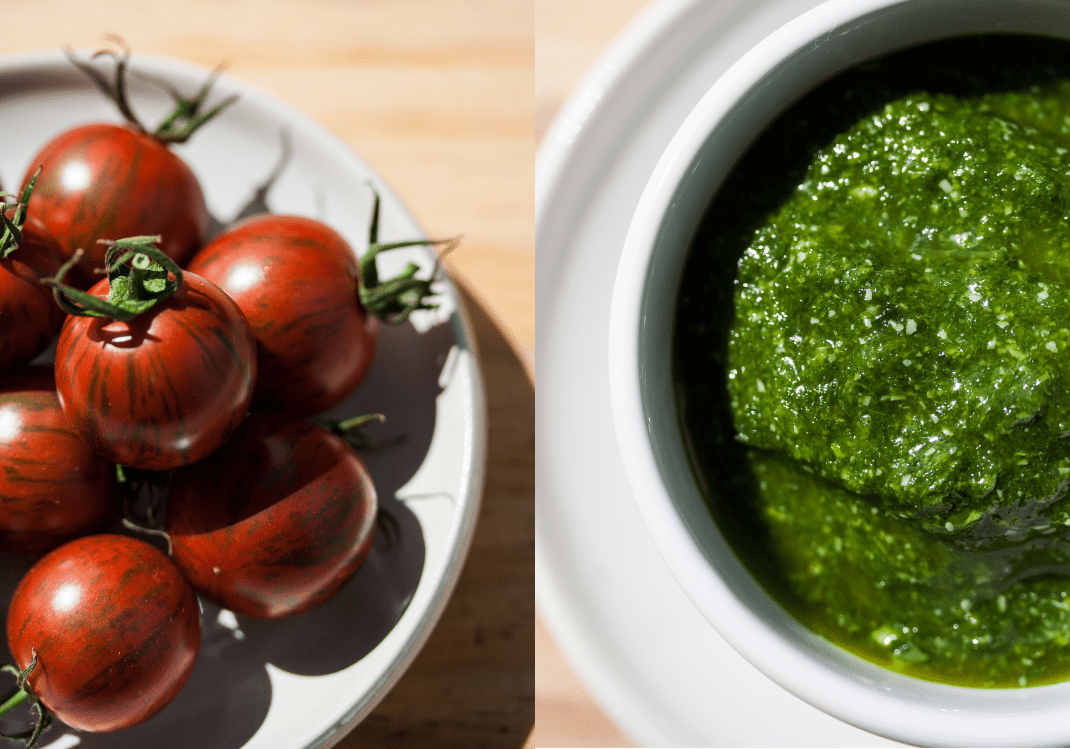 cherrytomatoarugulapesto
