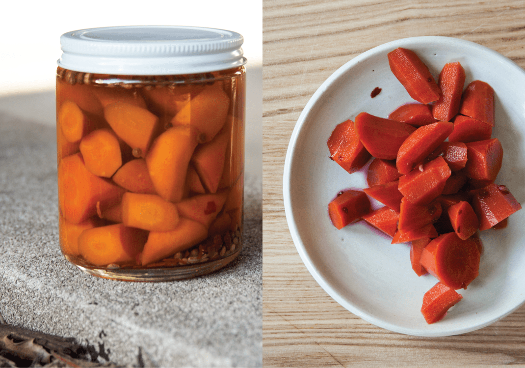 pickledorangeredcarrots