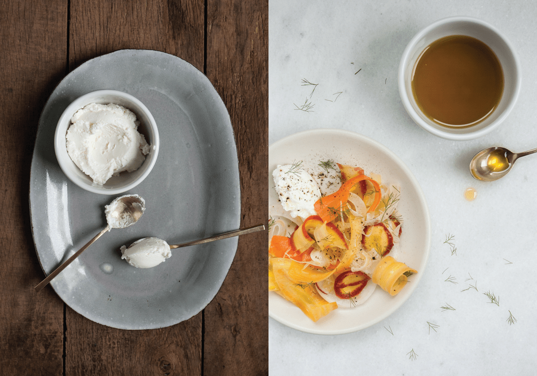 goatcheeseandshavedvegetablesalad